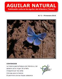 Revista Cultural de la Plataforma Aguilar Natural. Número 2.